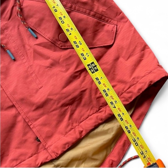 Burton Women's Sadie Waterproof Rain Jacket Windbreaker Cranberry Breathable - Picture 6 of 9
